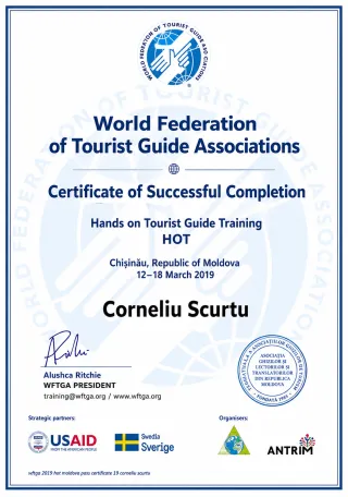 WFTGA Certificate
